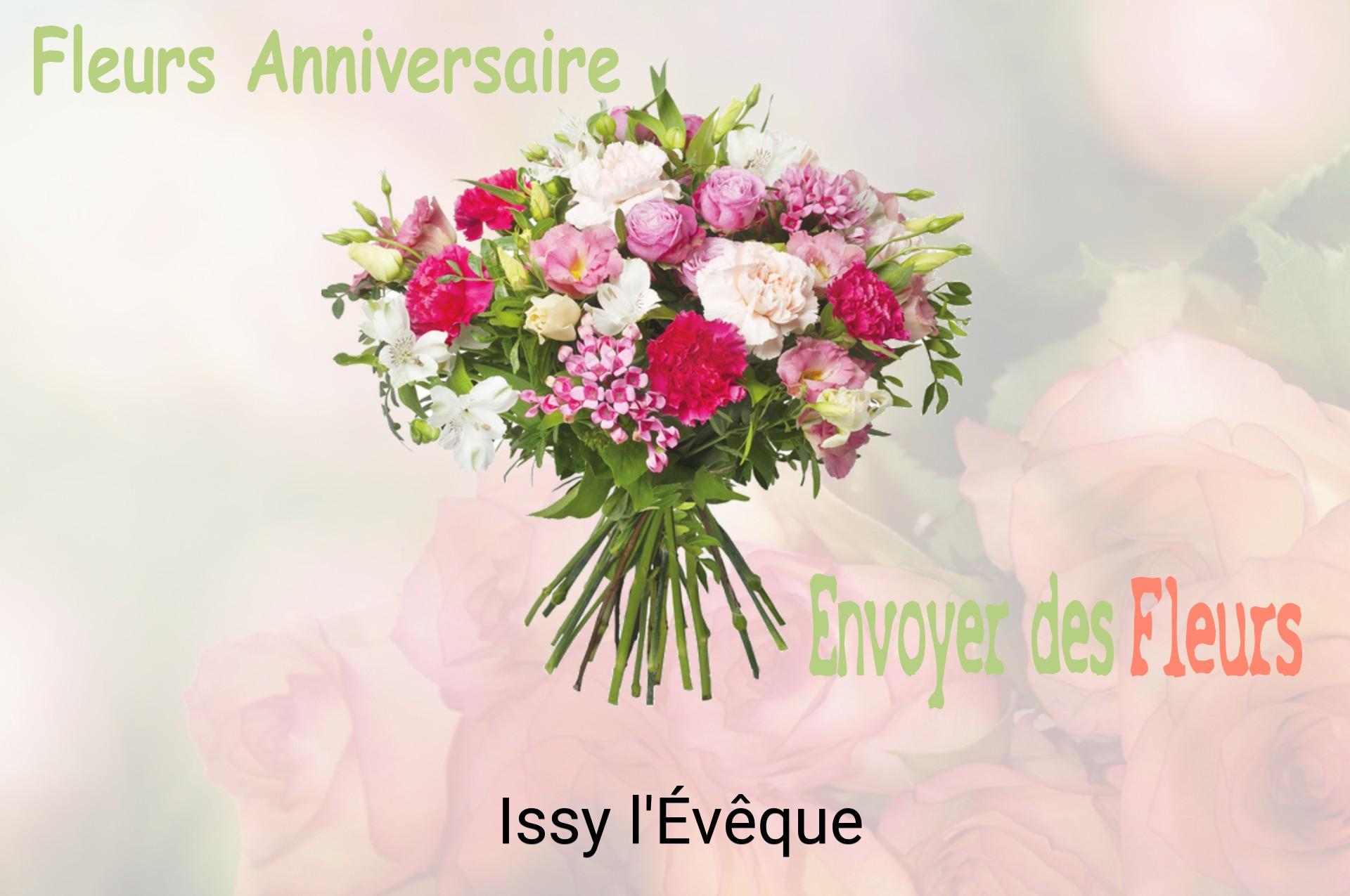 Bouquet de fleurs d’anniversaire livré à Issy-l'Évêque