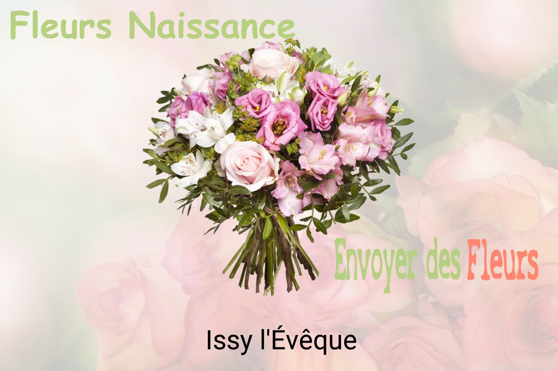 Bouquet de fleurs de naissance livré à Issy-l'Évêque